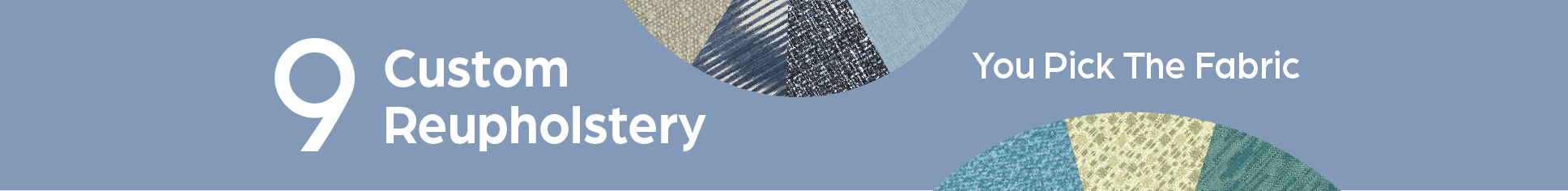 Custom Upholstery Banner